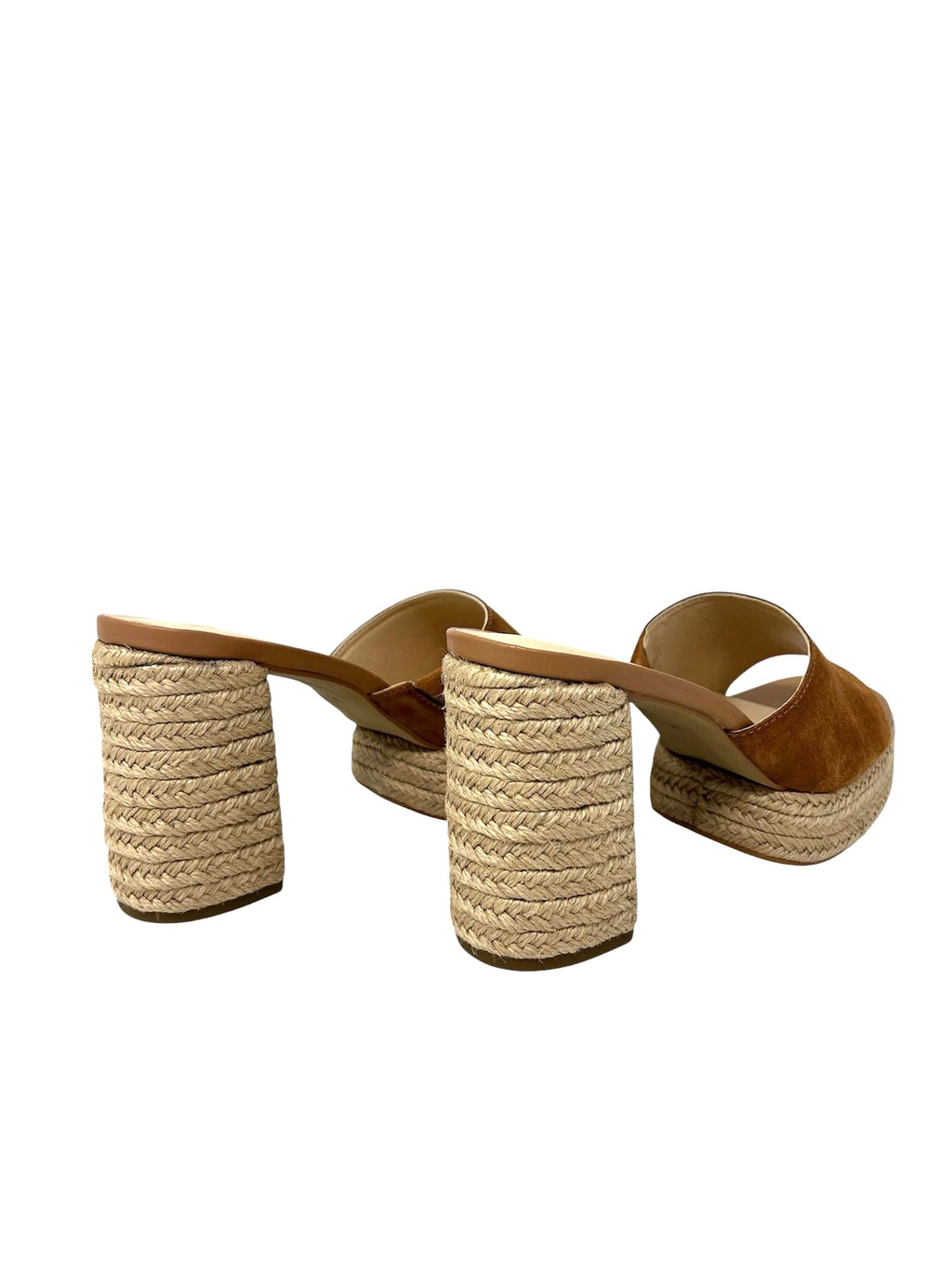 Zeppa alta con plateau tacco quadrato - 2606EZE