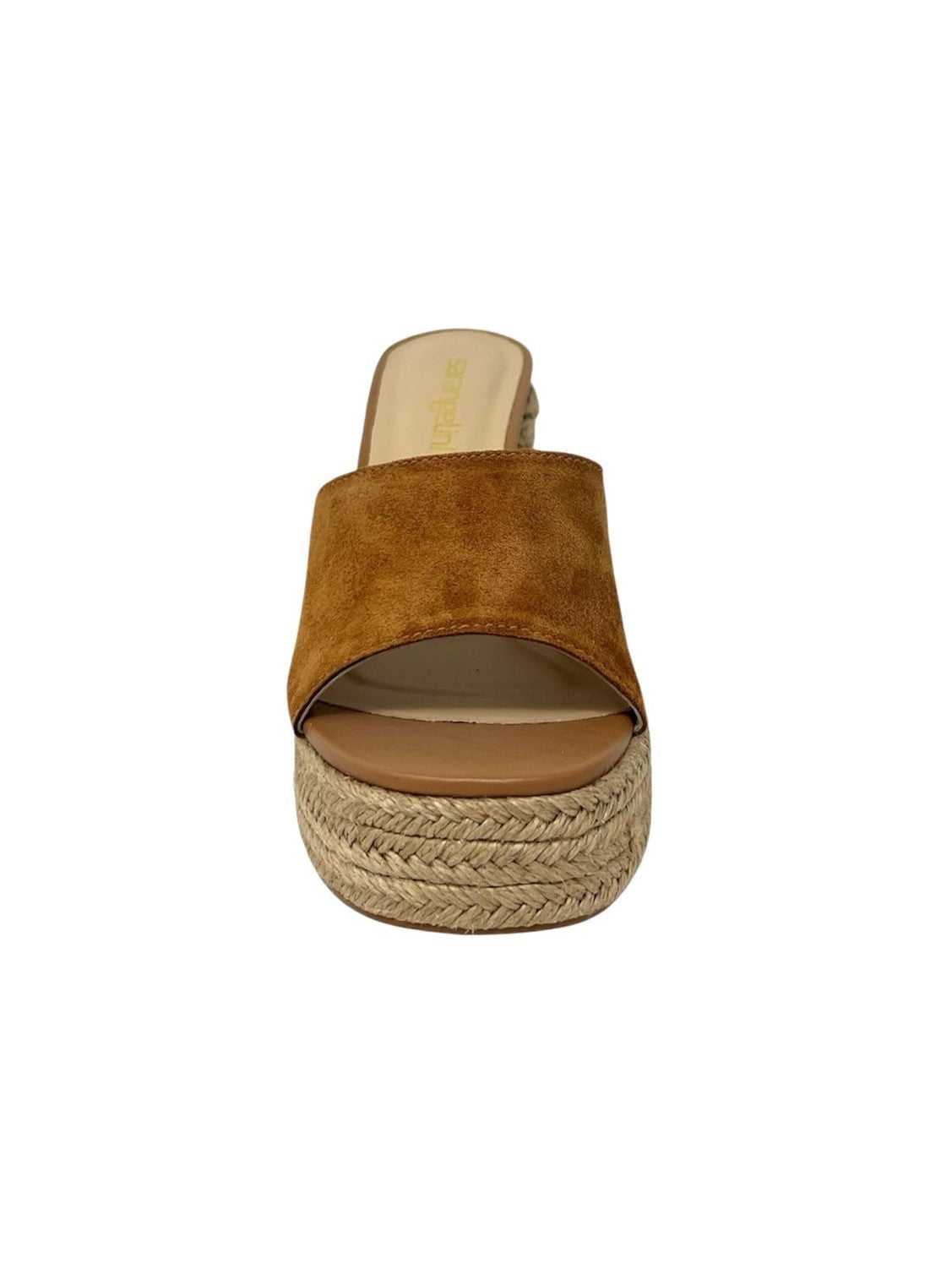 Zeppa alta con plateau tacco quadrato - 2606EZE