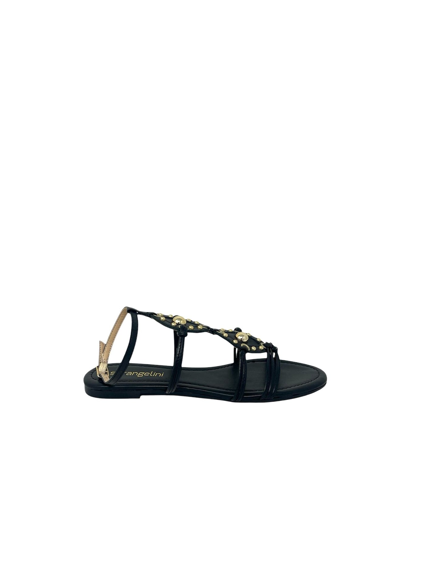Sandalo basso con accessorio oro - 2563CSA