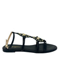Sandalo basso con accessorio oro - 2563CSA