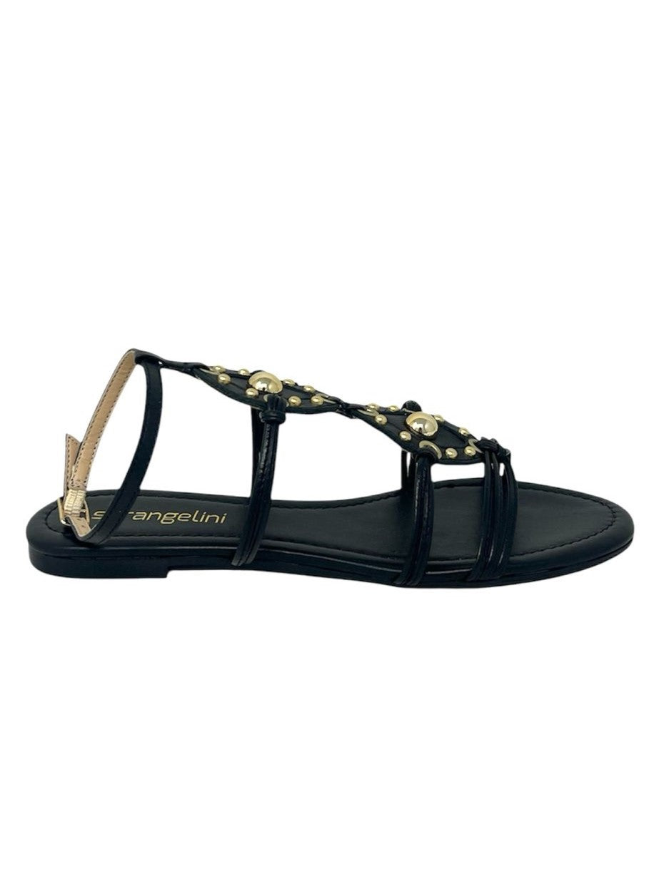 Sandalo basso con accessorio oro - 2563CSA