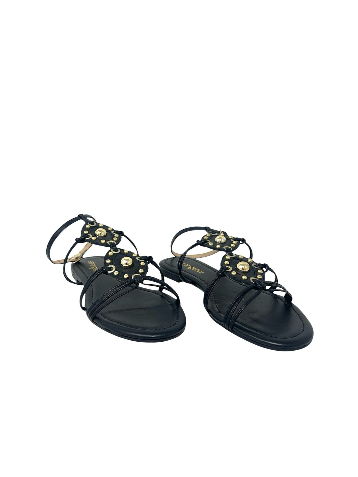Sandalo basso con accessorio oro - 2563CSA