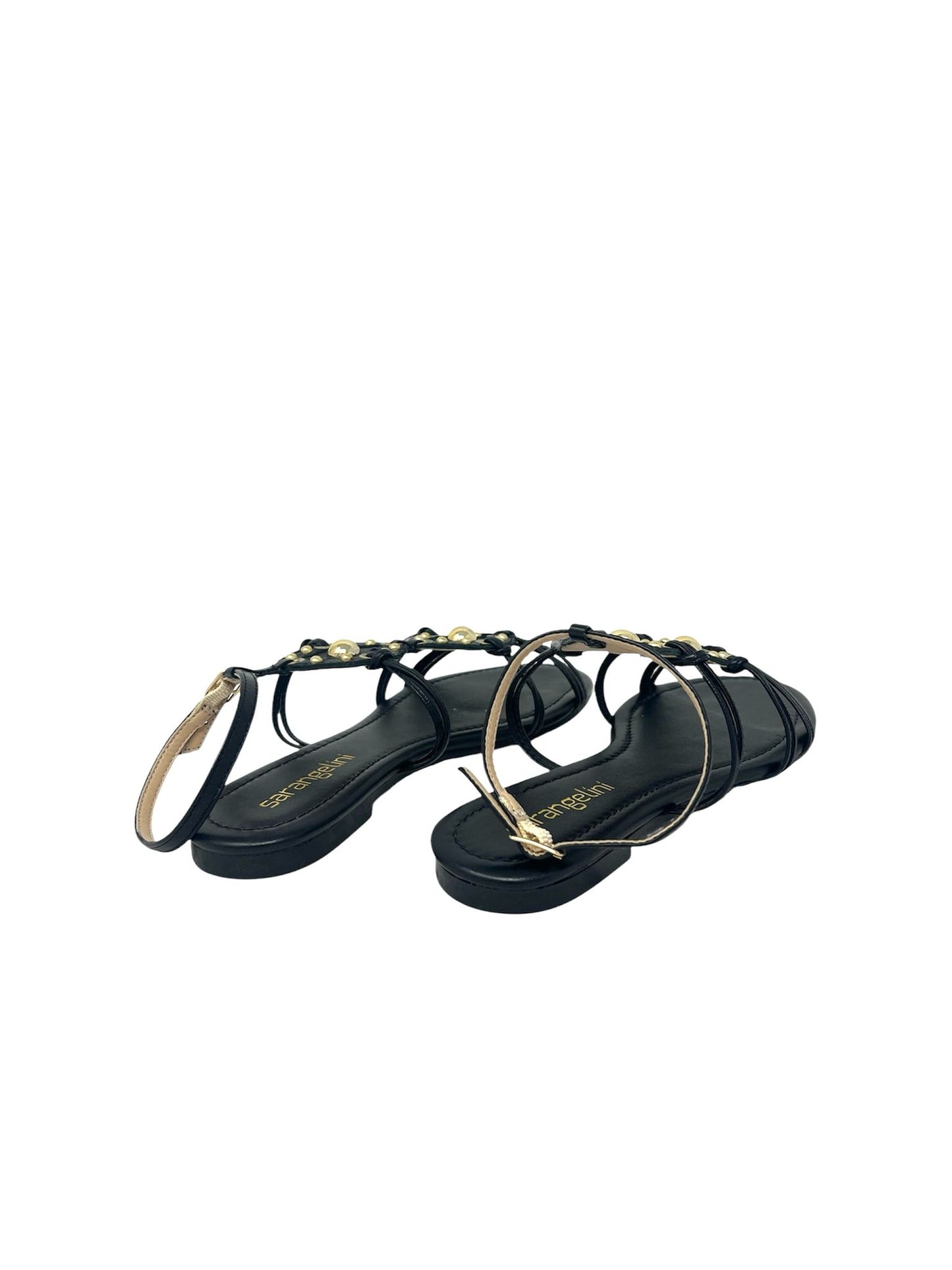 Sandalo basso con accessorio oro - 2563CSA