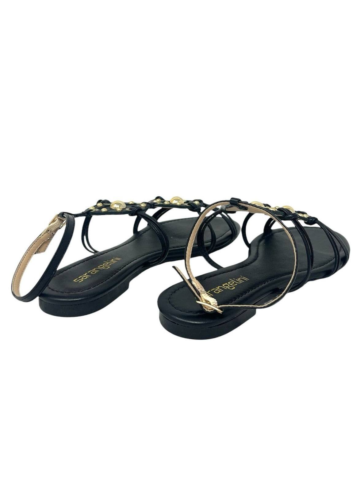 Sandalo basso con accessorio oro - 2563CSA