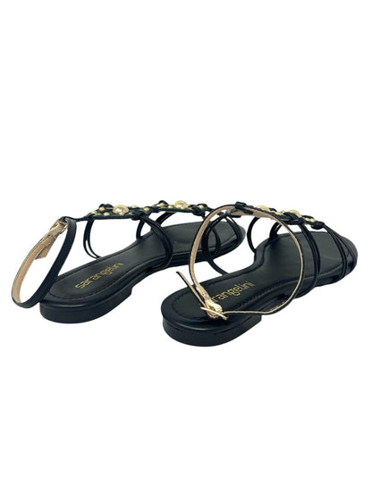 Sandalo basso con accessorio oro - 2563CSA