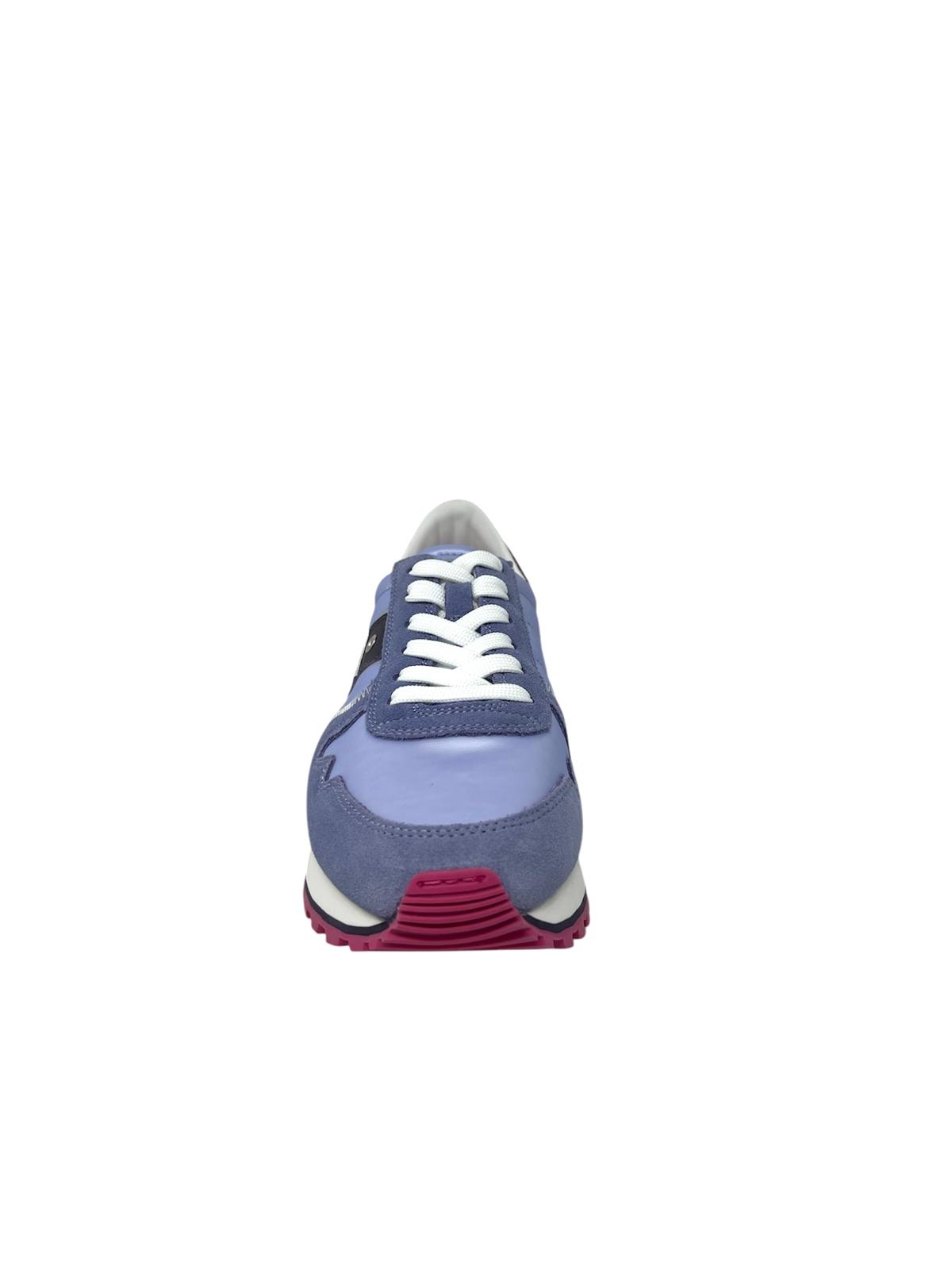 Sneakers Blauer lilla/fucsia pelle - MILLE03