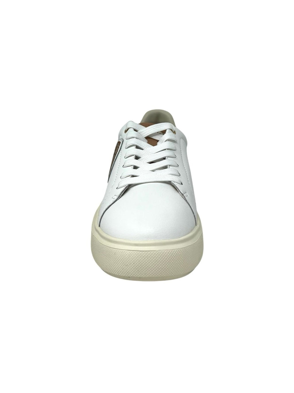 Sneakers white/nude logo Blauer strass pelle - VENUS01