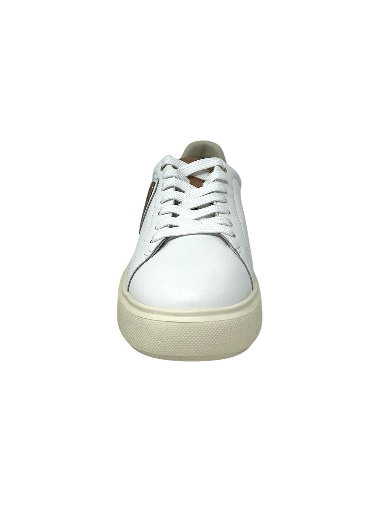Sneakers white/nude logo Blauer strass pelle - VENUS01