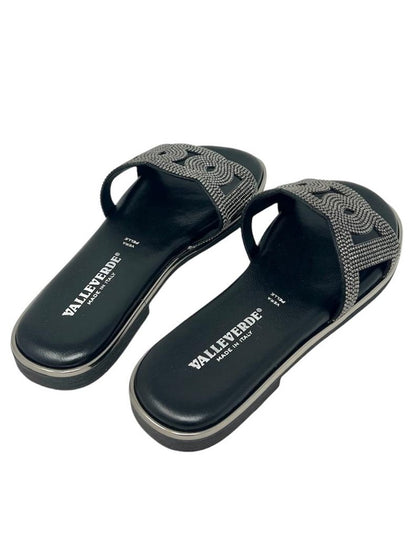 Ciabatta donna fascia color nero - 32030C