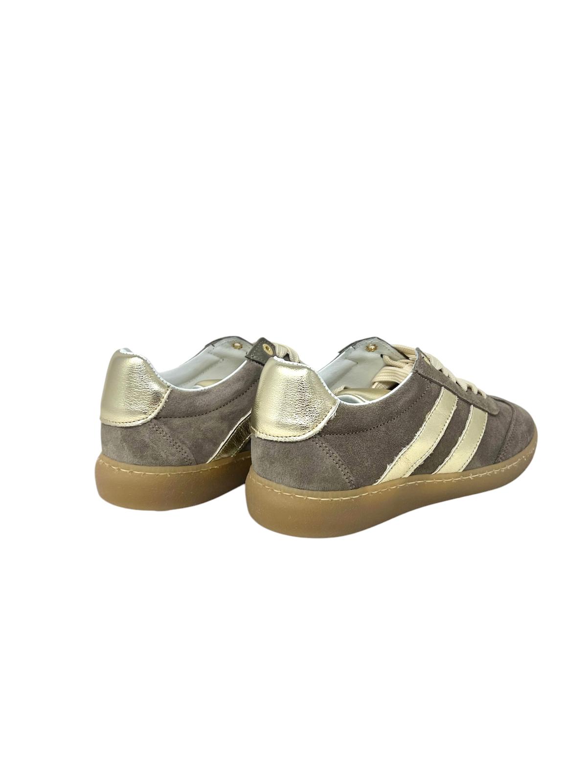 Sneakers Giada in camoscio taupe - GIADAT