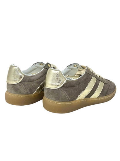 Sneakers Giada in camoscio taupe - GIADAT