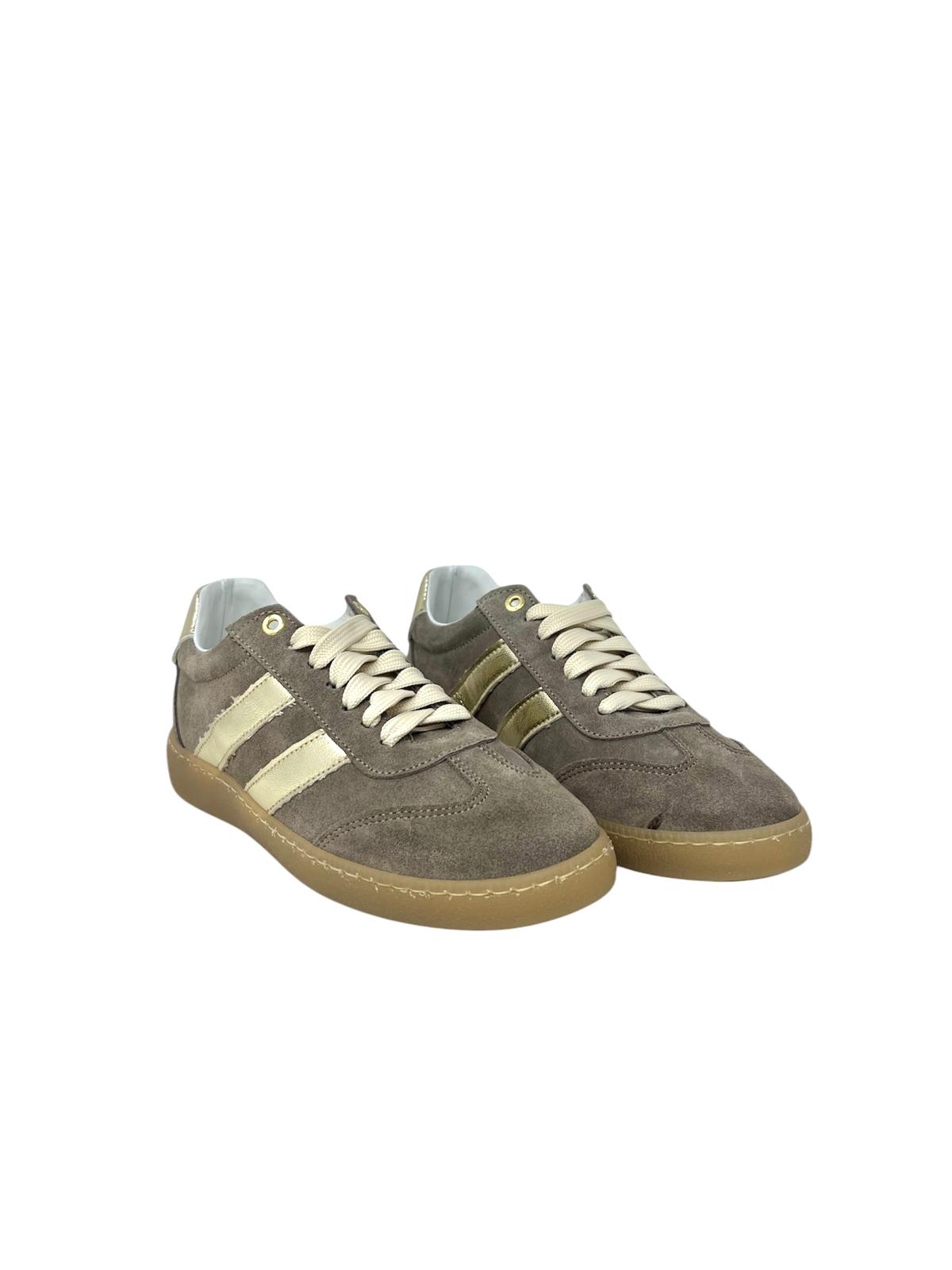 Sneakers Giada in camoscio taupe - GIADAT