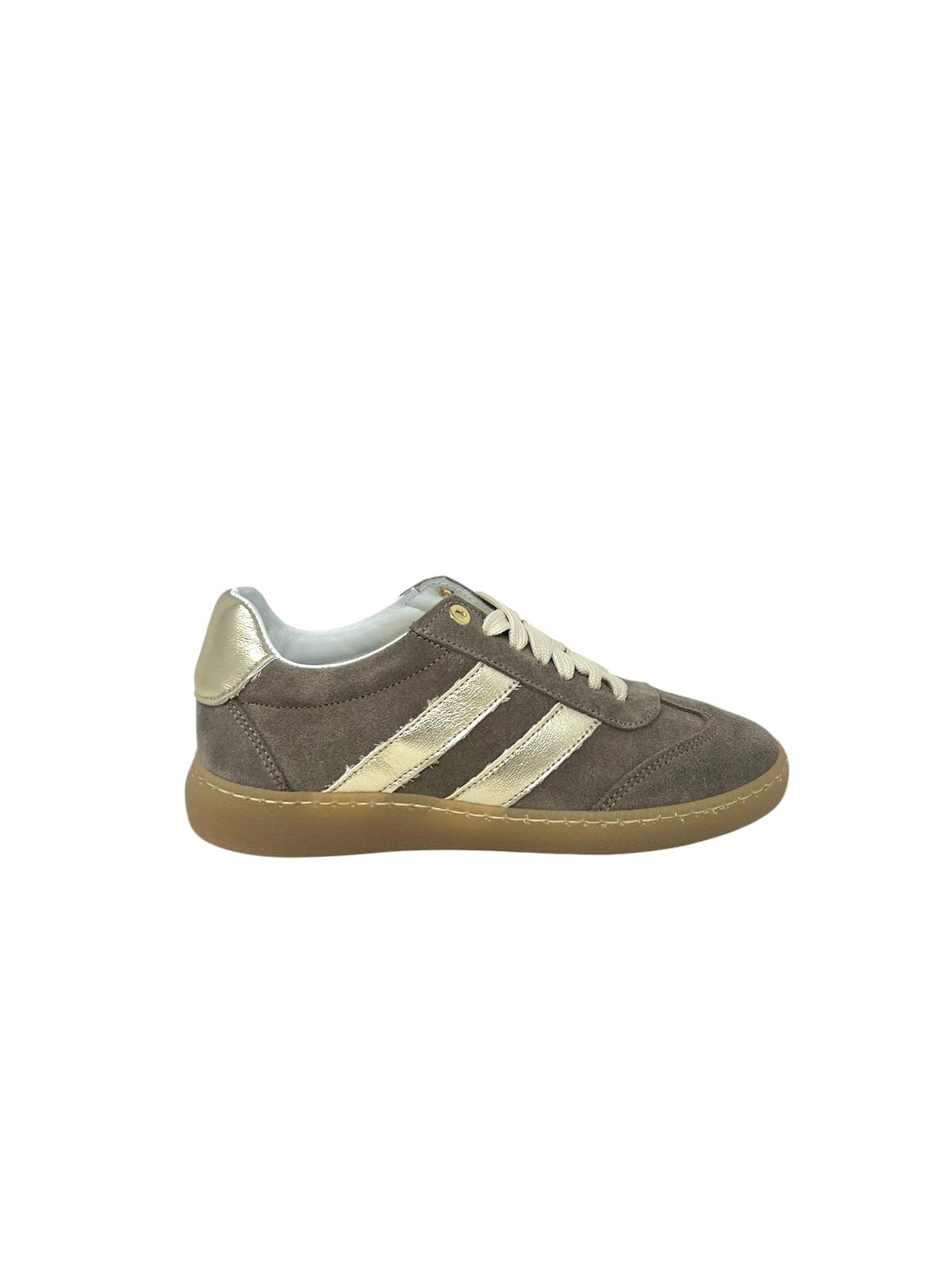 Sneakers Giada in camoscio taupe - GIADAT