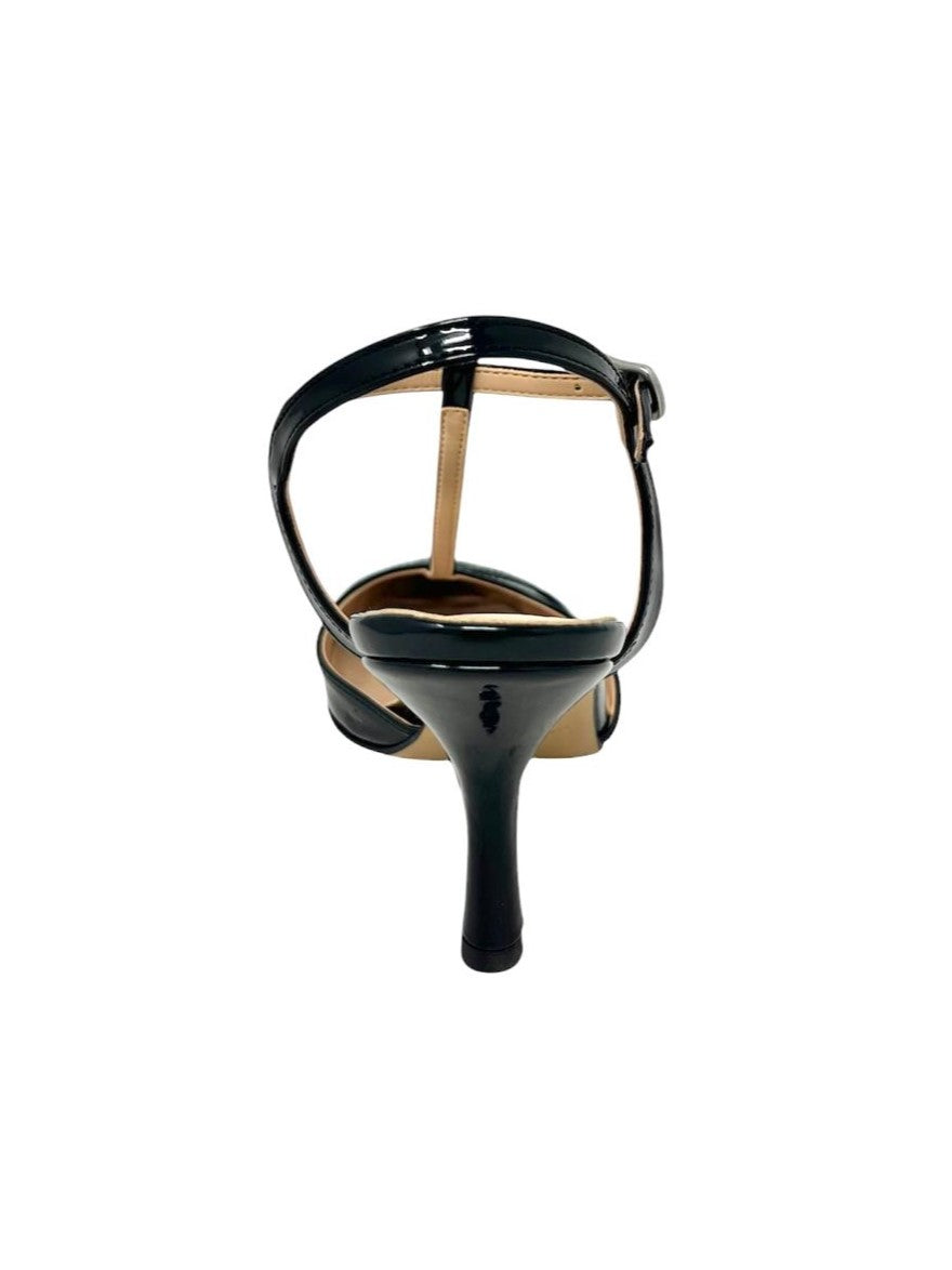 Decollete' t-bar T7 vernice nero - 6423NER