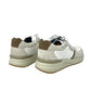 Sneakers uomo pelle bianco ghiaccio - V49904