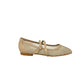 Ballerina a rete oro con strass - GD193O