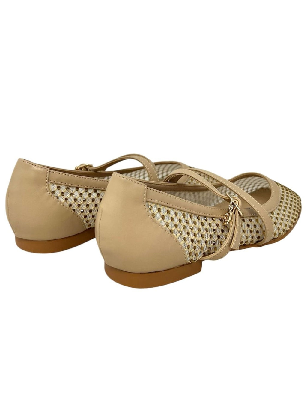 Ballerina a rete oro con strass - GD193O
