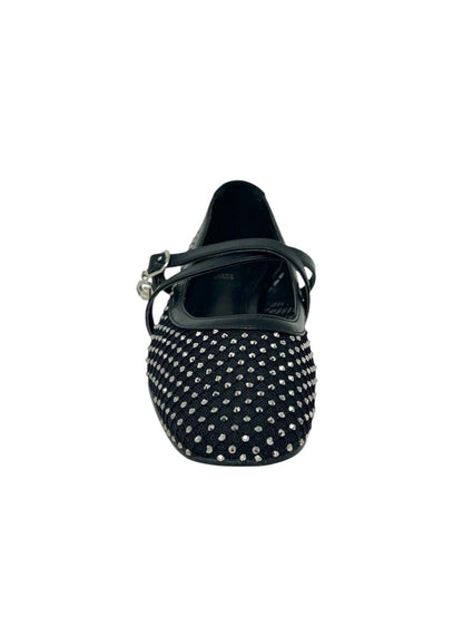 Ballerina a rete nero con strass - GD193N