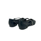 Ballerina a rete nero con strass - GD193N