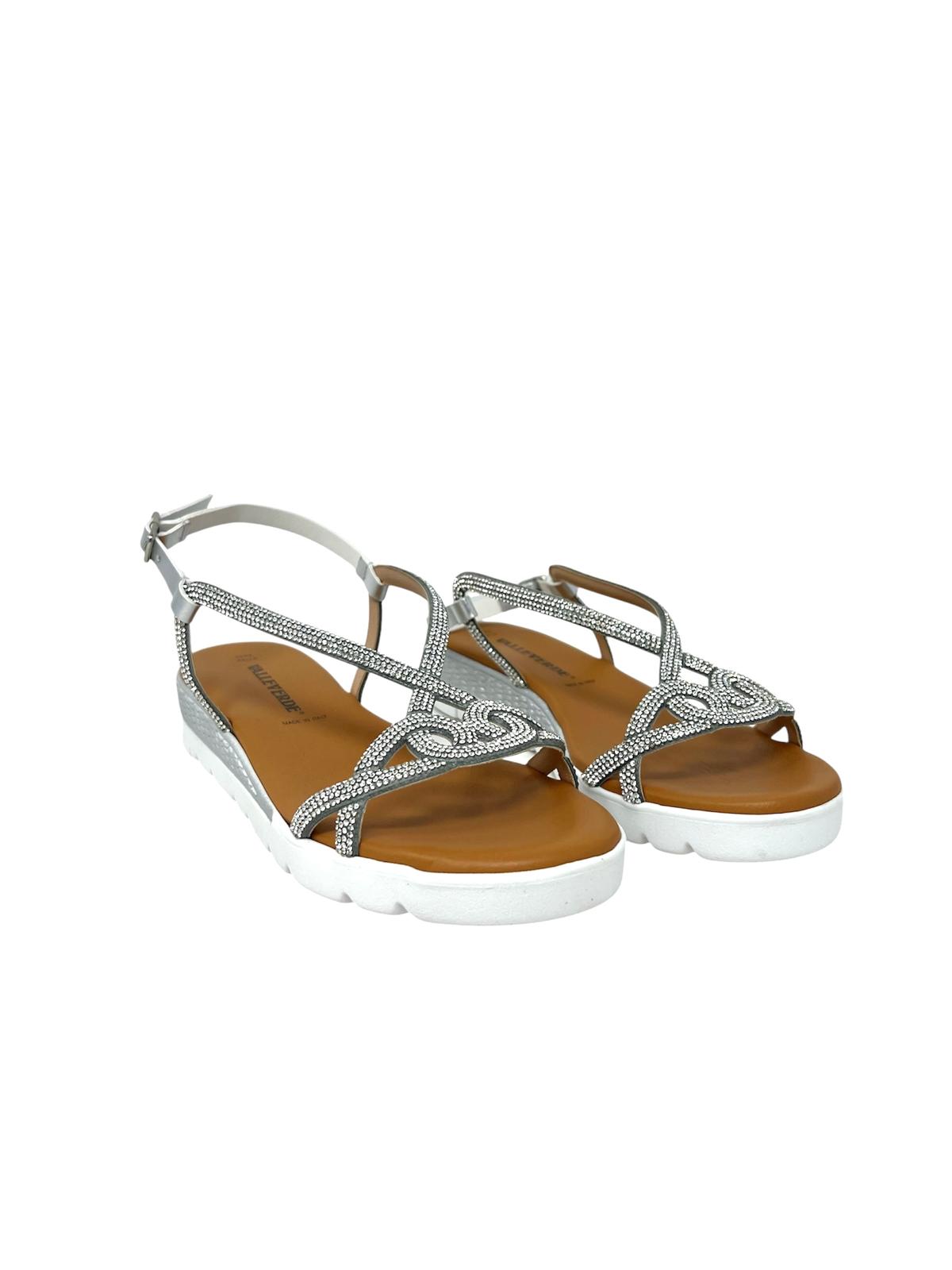 Ciabatta intrecciata silver - 24203S