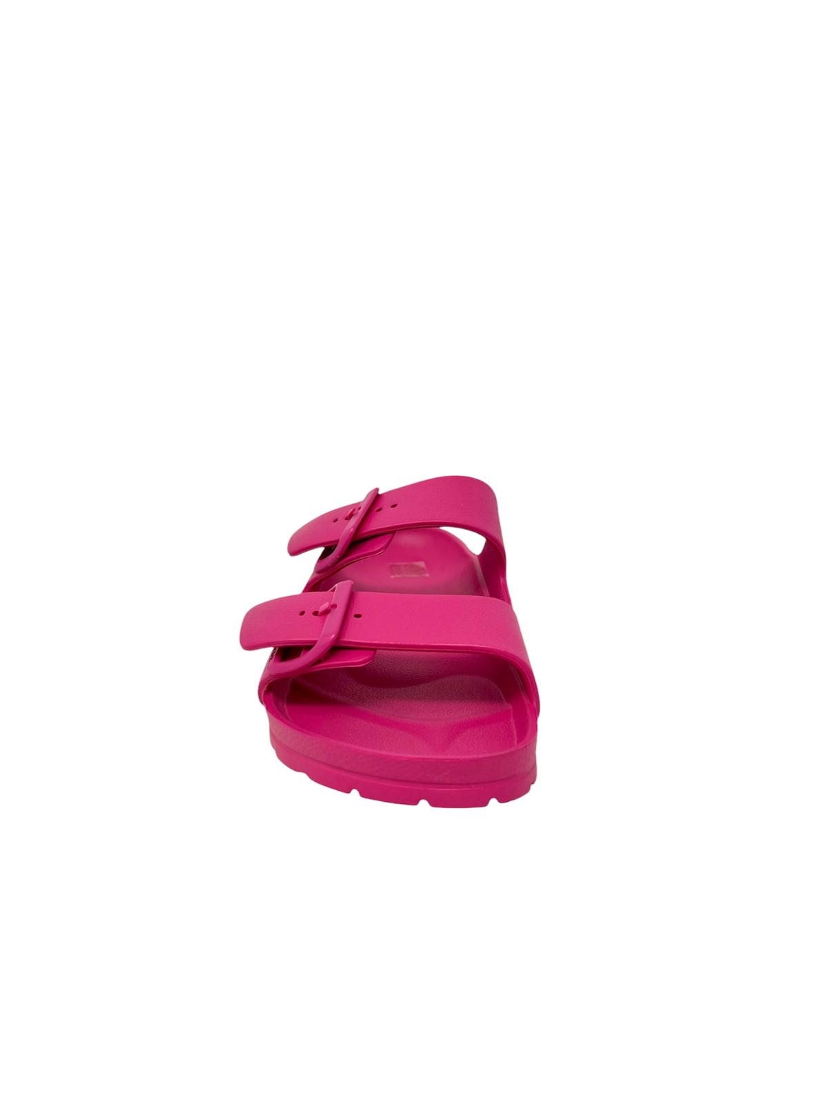 Ciabatta doppio cinturino colore fuxia - 59100