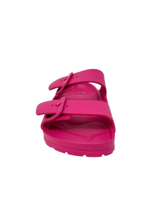 Ciabatta doppio cinturino colore fuxia - 59100