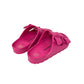 Ciabatta doppio cinturino colore fuxia - 59100