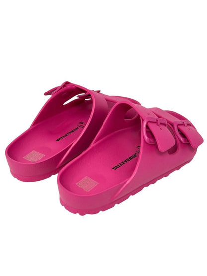 Ciabatta doppio cinturino colore fuxia - 59100