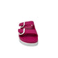 Ciabatta doppio cinturino fuxia fondo bianco - 59300