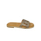 Ciabatta fascia color bronzo - 32030B