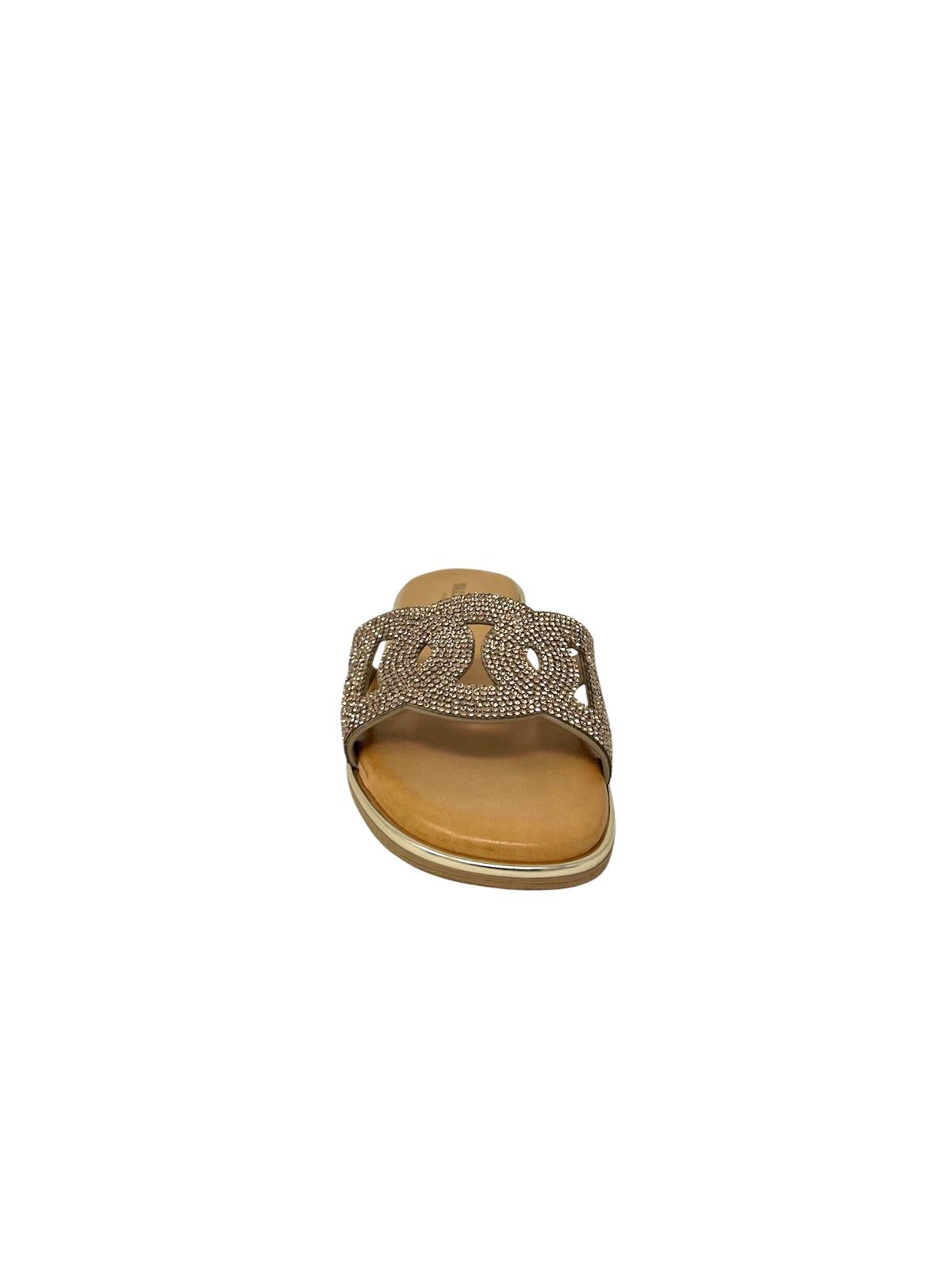 Ciabatta fascia color bronzo - 32030B