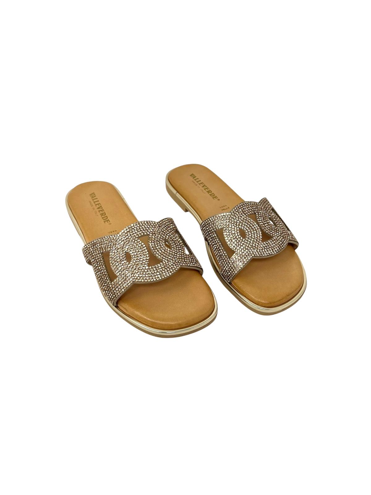 Ciabatta fascia color bronzo - 32030B
