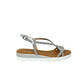 Ciabatta intrecciata silver - 24203S