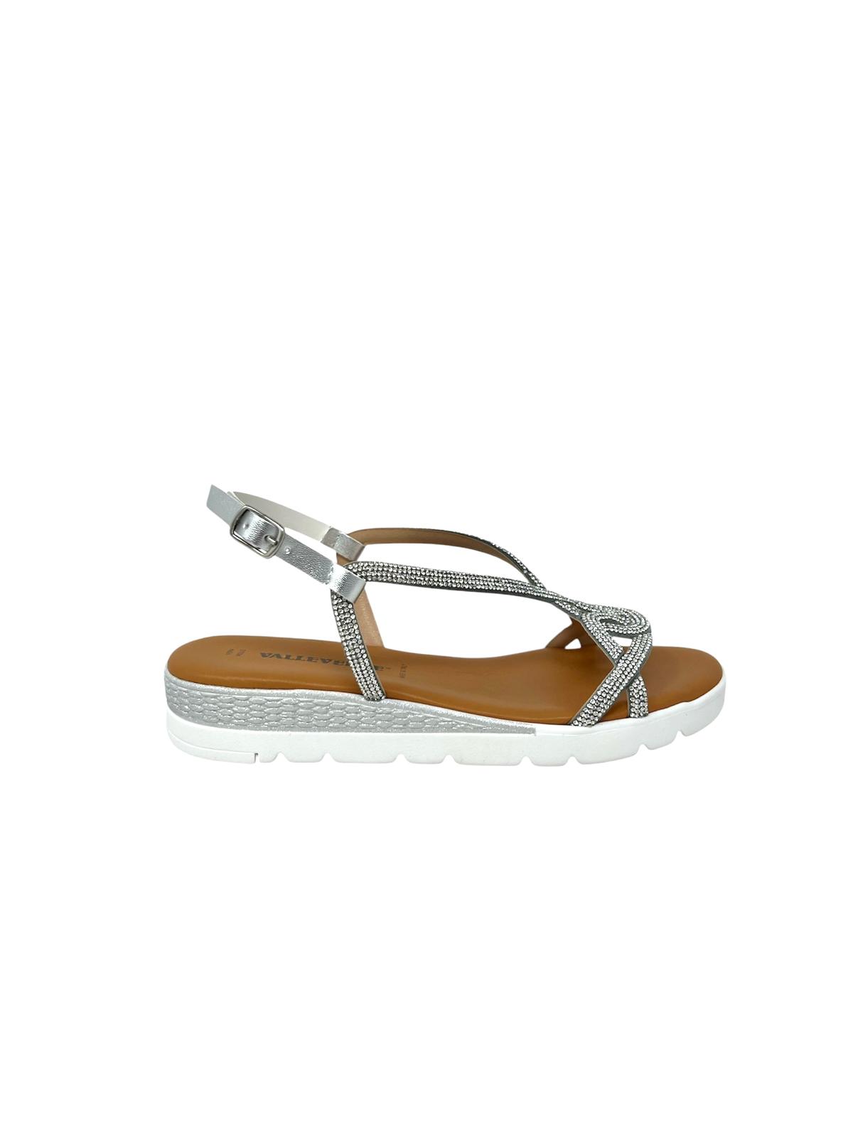 Ciabatta intrecciata silver - 24203S