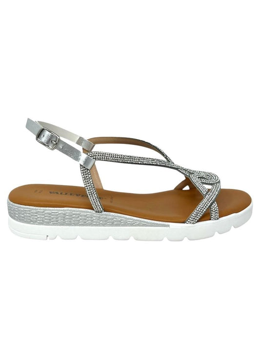 Ciabatta intrecciata silver - 24203S