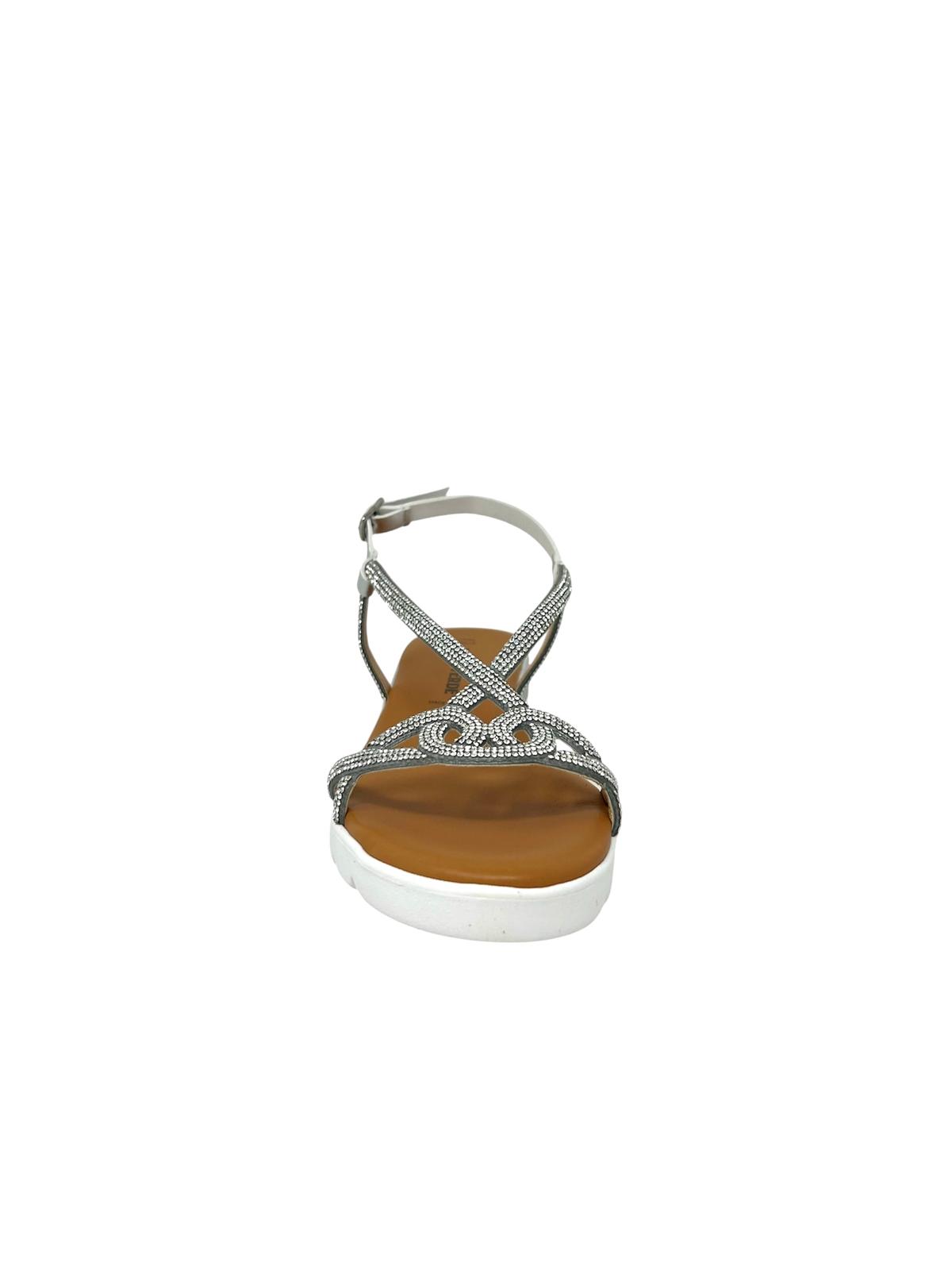 Ciabatta intrecciata silver - 24203S