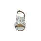 Sandalo in camoscio silver - K35550