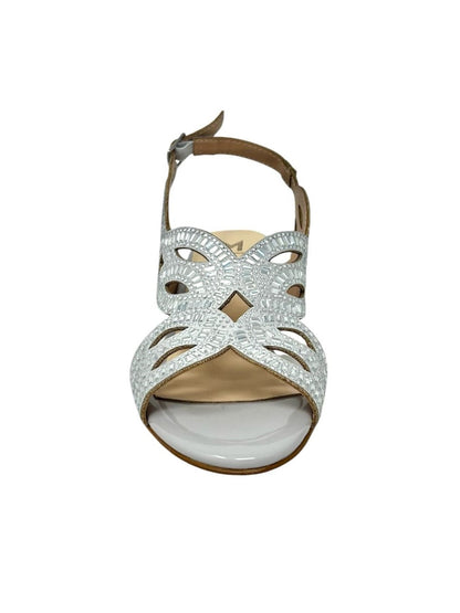 Sandalo in camoscio silver - K35550