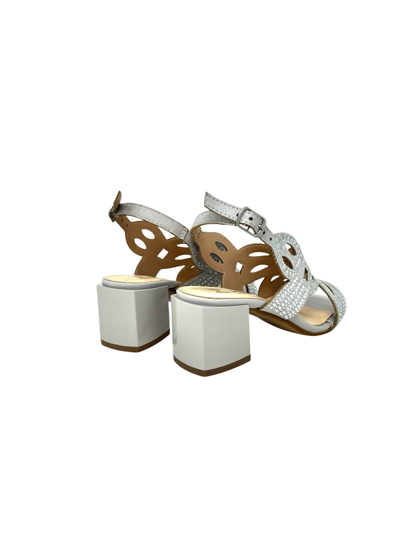 Sandalo in camoscio silver - K35550