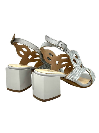 Sandalo in camoscio silver - K35550