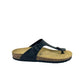 Ciabatta infradito uomo pelle nero - GS1830