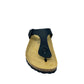 Ciabatta infradito uomo pelle nero - GS1830