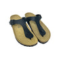 Ciabatta infradito uomo pelle nero - GS1830