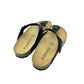 Ciabatta infradito uomo pelle nero - GS1830