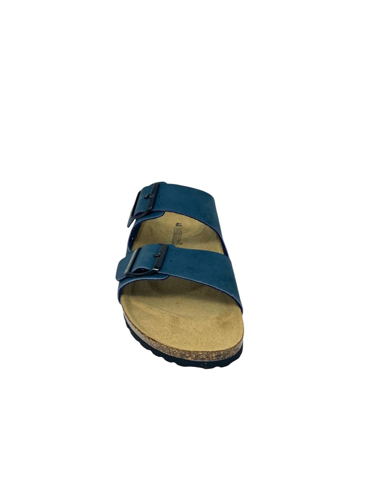 Ciabatta uomo doppio cinturino colore notte - GS1800