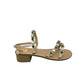 Sandalo gioiello multistrass tacco 5 cm - GL830VE
