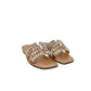 Ciabatta flat ad H con strass - GL820P