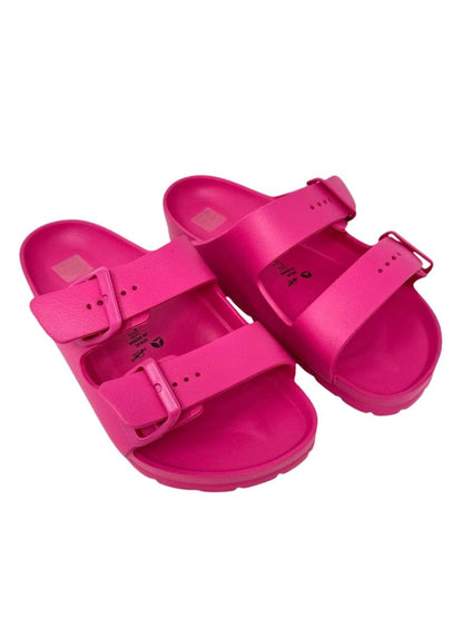 Ciabatta donna doppio cinturino fuxia - GSE100