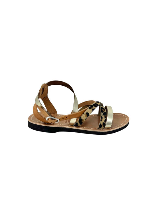 Sandalo adige platino cavallino - 3240P