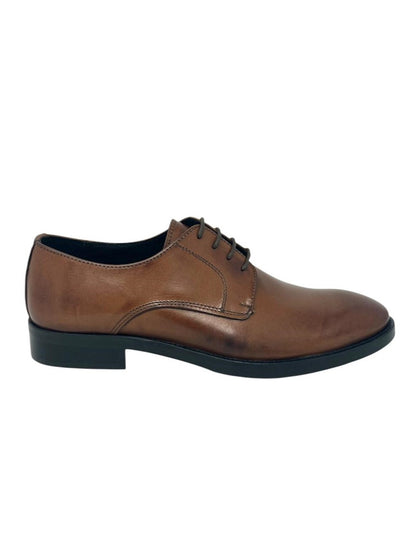Derby uomo cuoio marrone - 016CU